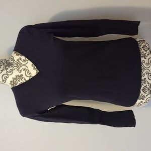 Ann Taylor Classic Navy Long Sleeve Sweater